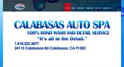 Desktop Screenshot of calabasasautospa.com