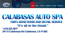 Tablet Screenshot of calabasasautospa.com